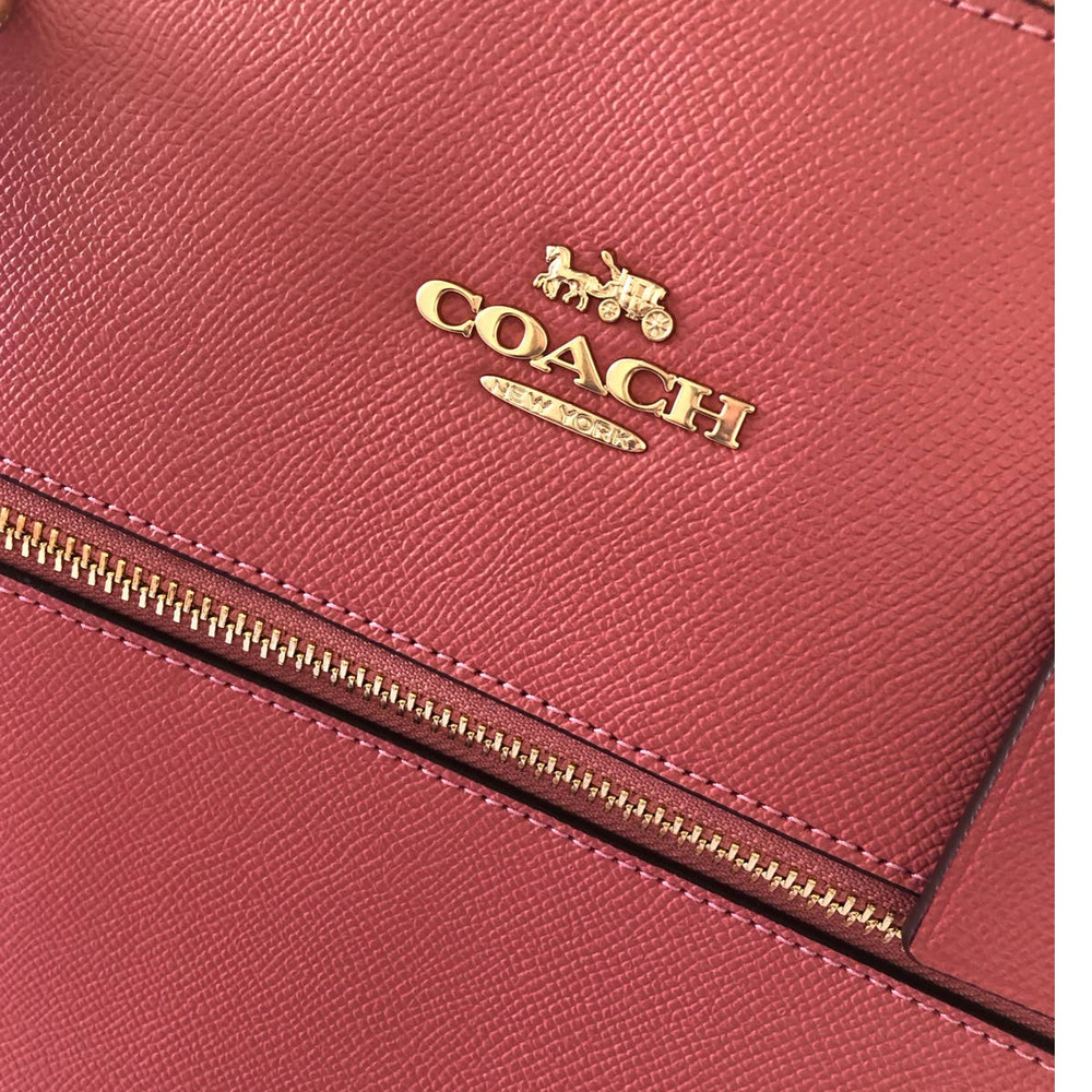 🔥Price drop Coach Gallery Tote in Taffy/Gold and wallet set - Picture 11 of 16